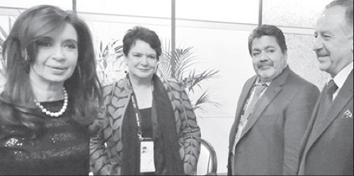 Cristina Kirchner, Burrow, Martnez y Yasky