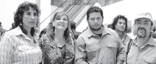 Anglica Lagunas, Gabriela Suppicich, Alejandro Lpez y Ral Godoy