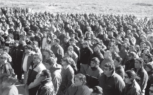 Asamblea de petroleros de Santa Cruz, principios de 2011