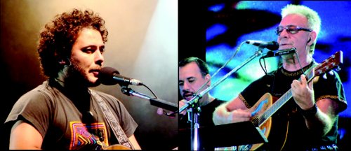 Raly Barrionuevo y León Gieco