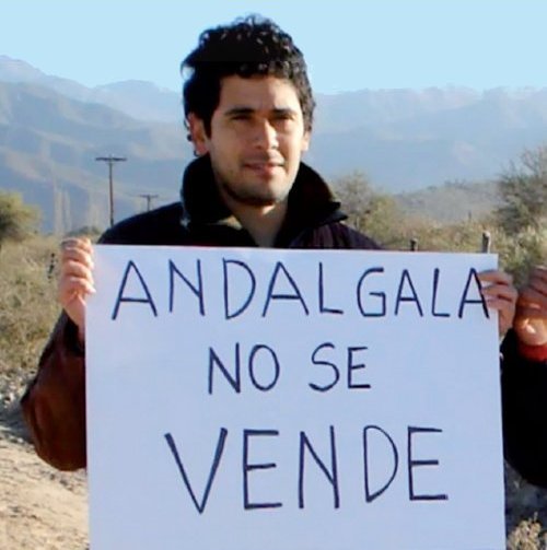 Arturo Pisani, miembro de la asamblea El Algarrobo-Andalgal