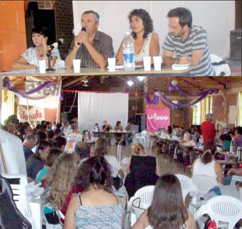 Vista del Encuentro y de la mesa que lo presidi