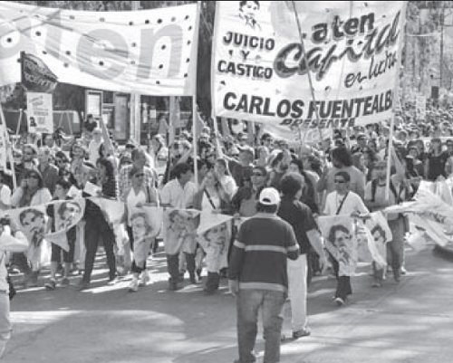 Miles marcharon por las calles de Neuqun exigiendo justicia por Fuentealba