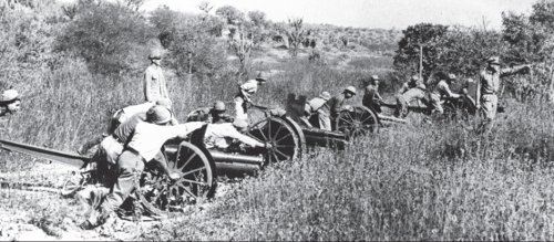 En la foto, tropa paraguaya. Ambos pueblos fueron carne de ca��n de las petroleras