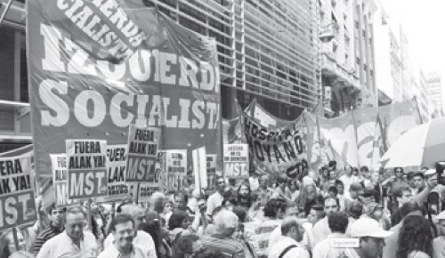Nuestro partido acompañó el repudio. Foto diario La Nación