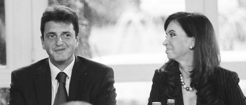 Massa cuando era jefe de gabinete de Cristina