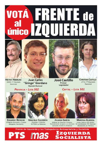 Tapa Boletin Electoral de Buenos Aires