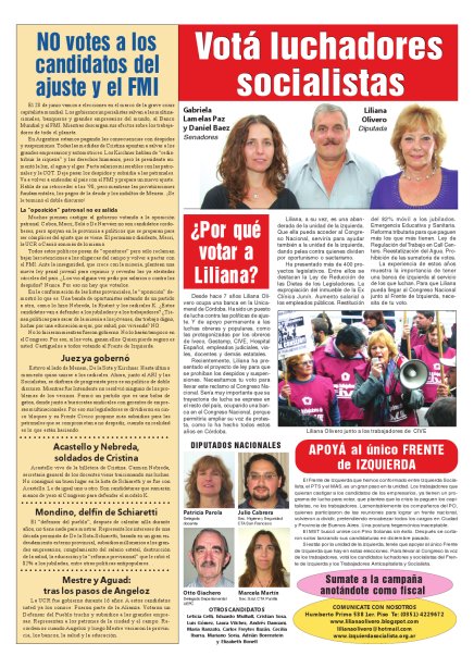 Boletin Electoral de Buenos Aires