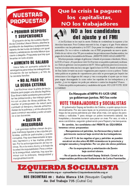 Boletin Electoral de Buenos Aires