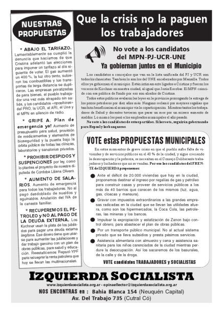 Boletin Electoral de Buenos Aires