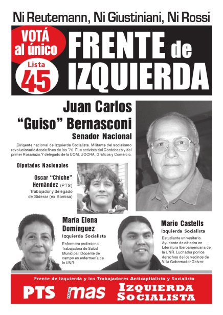 Tapa Boletin Electoral de Buenos Aires