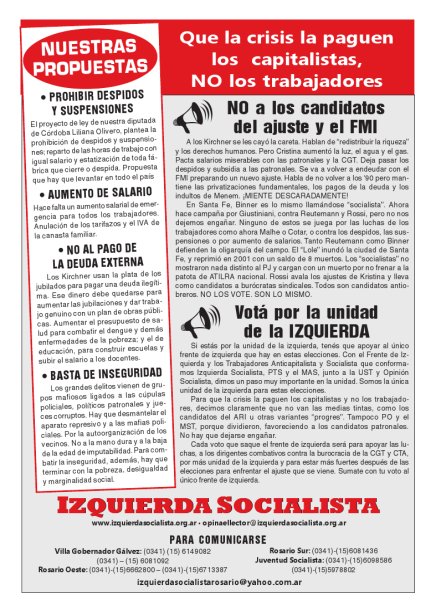 Boletin Electoral de Buenos Aires